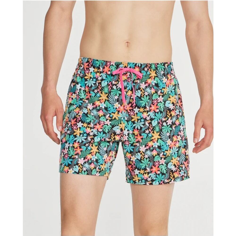 Chubbies The Bloomerangs swim trunks men's XL tropical print